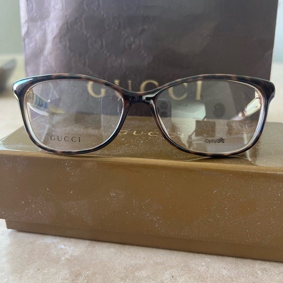 Brown Tortoise Gucci Frames #GG36994/N - Picture 1 of 4